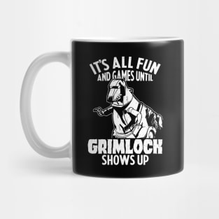 GRIMLOCK : Transformers GEN 1 - fun & games 2.0 Mug